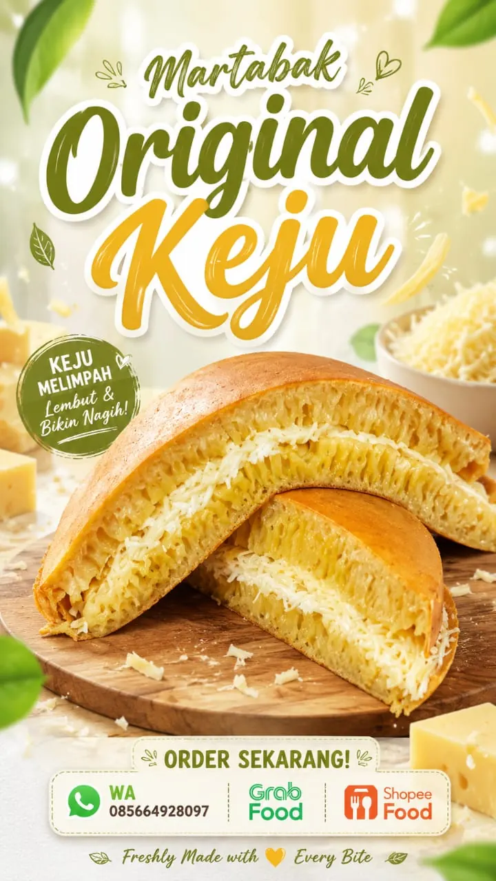 Martabak Original Keju Berlimpah